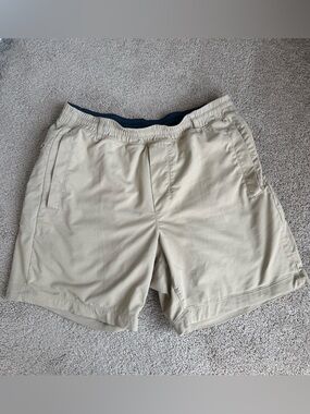 Birddogs Khaki Shorts - Navy liner, 6” inseam